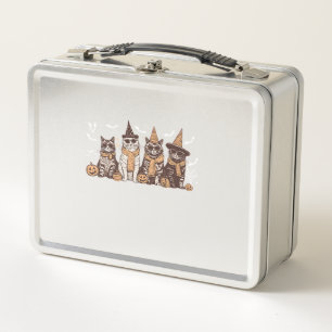 Süße Katze Halloween Kitty Halloween Tier Haustier Metall Brotdose