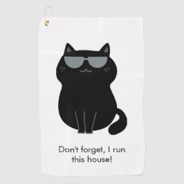 Süße Katze - Ich leite dieses Haus jetzt! Golfhandtuch