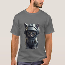 süße Katze in Astronautenuniform