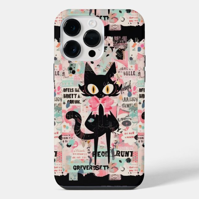 Süße Katze iPhone 14 Pro Max Hülle (Rückseite)