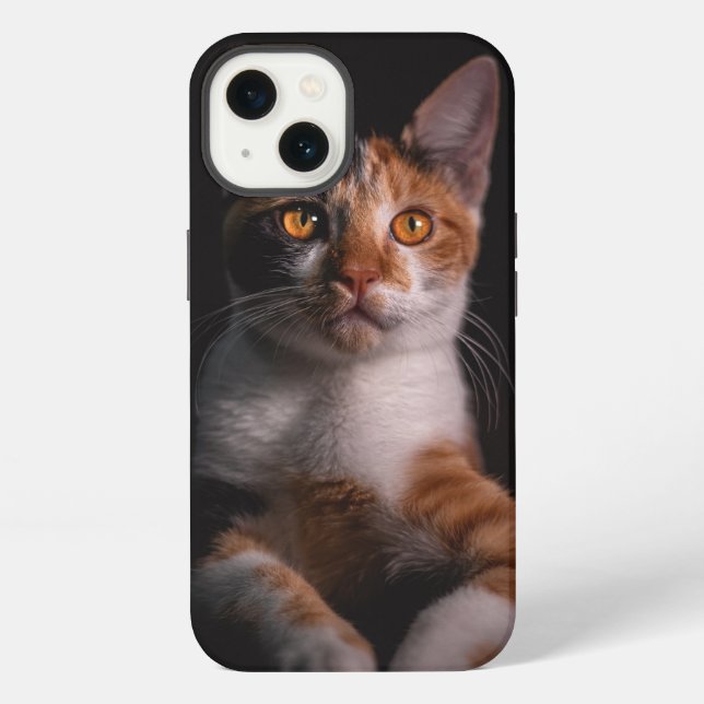 Süße Katze iPhone Hülle (Rückseite)