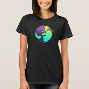 Süße Katze Katzen Ying Yang Yin Yang 7 T-Shirt
