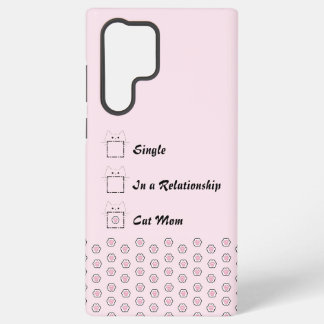 Süße Katze Mama Katze Pfote Pink Samsung Galaxy Hü Hülle
