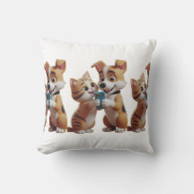 Süße Katze mit Hund
