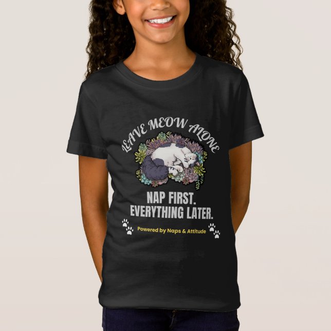 Süße Katze T-Shirt (Vorderseite)