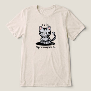 Süße Katze Tabby Tri-Blend Shirt