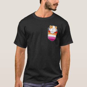 Süße Katze Tasche Lesbischer Stolz Flagge Lgbt Sto T-Shirt