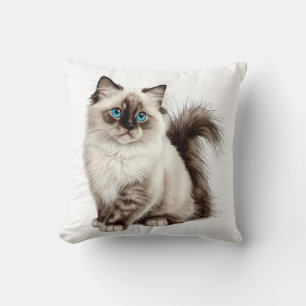 Süße Katze Tee Katze Mama Katze Papa Kissen