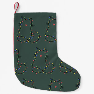 Süße Katze Weihnachten Katzenmutter Lustiges Xmas  Kleiner Weihnachtsstrumpf