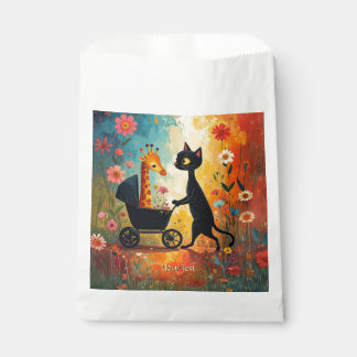 Süße Katzen-Giraffen-Geschenktüten Geschenktütchen