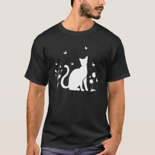 Süße Katzen Katze  Ich Süße Katzen Schmetterlinge T-Shirt