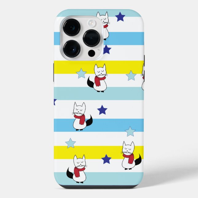 Süße Katzen Kitty iPhone 14 Pro Max Hülle (Rückseite)