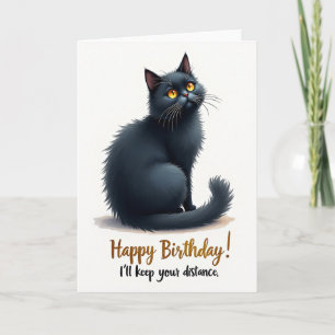 Süße Katzen-Kunstkarte Karte