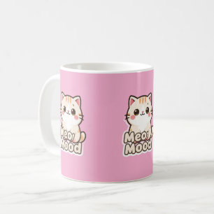 Süße Katzen-Miau-Stimmung-Tasse Kaffeetasse