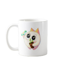 Süße Katzen-Pflanzenliebhaber-Cartoon-Tasse