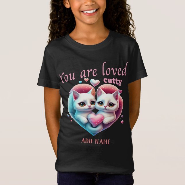 Süße Katzen T-Shirt (Vorderseite)