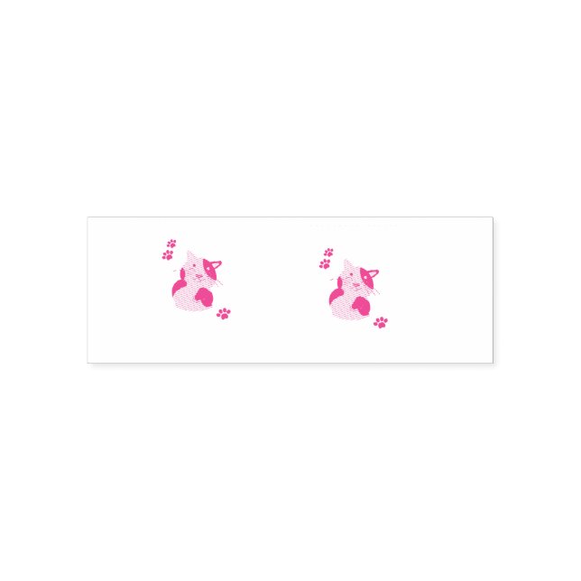Süße Katzen-Tasse Permastempel (Design)