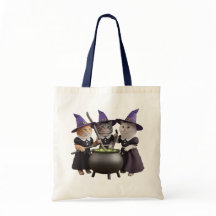 Süße Katzen-Trick-or-Treat-Tasche