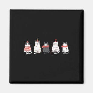 Süße Katzen-Weihnachtslicht Lustige Geschenke für Magnet