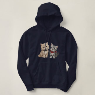 Süße Katzenhoodie | Geschenk für Katzenliebhaber Hoodie