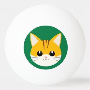 Süße Katzenillustration Tischtennisball