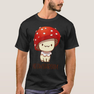 Süße Katzenliebhaber Meowshroom Pilz Ästhetik T-Shirt