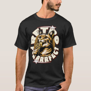 Süße Katzenliebhaber Retro Lutscher  T-Shirt