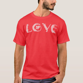 Süße Katzenliebhaber Tier Pastell Geschenk T-Shirt