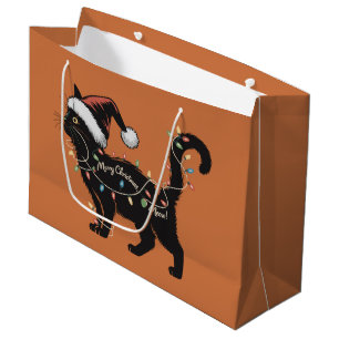 Süße Katzenliebhaber Weihnachten Katzen-Mama Xmas- Große Geschenktüte