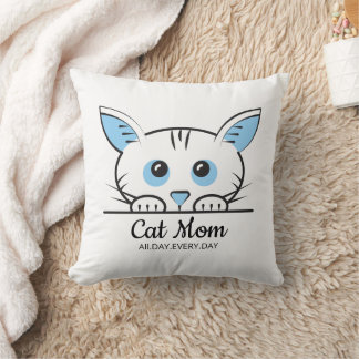 Süße Katzenmama-Wurfkissen Kissen