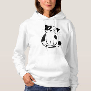 Süße Katzenmarke Motiv, um Charme zu Ihrem Coolen Hoodie