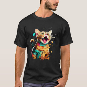 Süße Katzenmomente Schöne Katzenmuster für Katzen T-Shirt