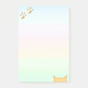 Süße Katzenpfoten Post-it Klebezettel