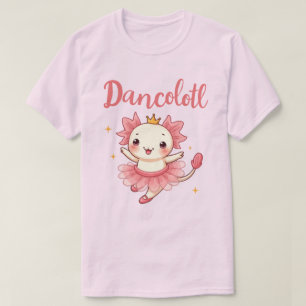 Süße Kawaii Axolotl Ballerina "Dancolotl" Tutu T-Shirt