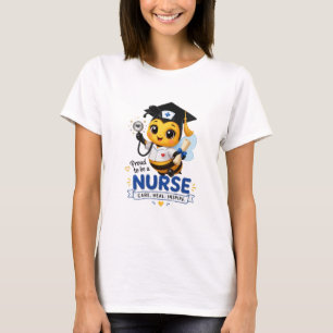Süße Kawaii-Bienen-Krankenschwester-Abschluss 2026 T-Shirt