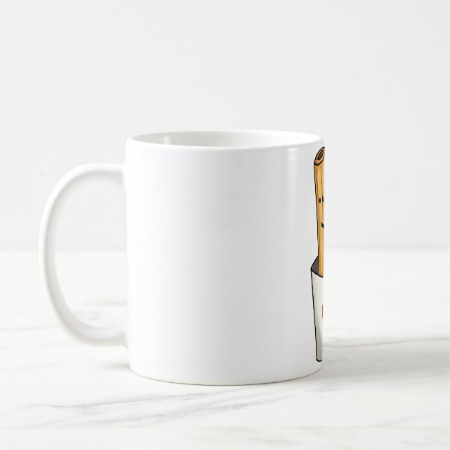 Süße Kawaii Churros Kaffeetasse (Links)