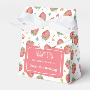 Süße Kawaii Erdbeeren Geschenkschachtel