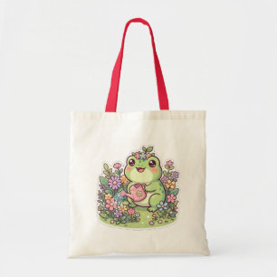 Süße Kawaii-Frosch-Gärtnerei-Blumenkrone-Tragetasc Tragetasche
