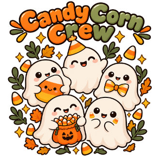 Süße Kawaii Gelbe Orange Geist Candy Corn Leckerei Sweatshirt