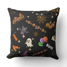 Süße Kawaii-Halloween-Kritzeleien Grusel-Muster-Ki