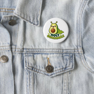 Süße Kawaii Heilige Guacamole Avocado Schnecke Car Button