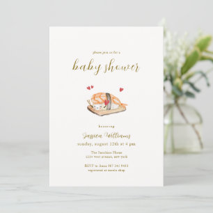 Süße Kawaii-Herzens-Sushi-Baby-Party  Einladung