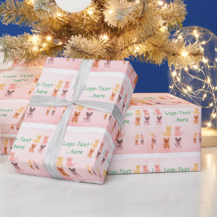 Süße Kawaii japanische ästhetische Katzenverpackun Geschenkpapier