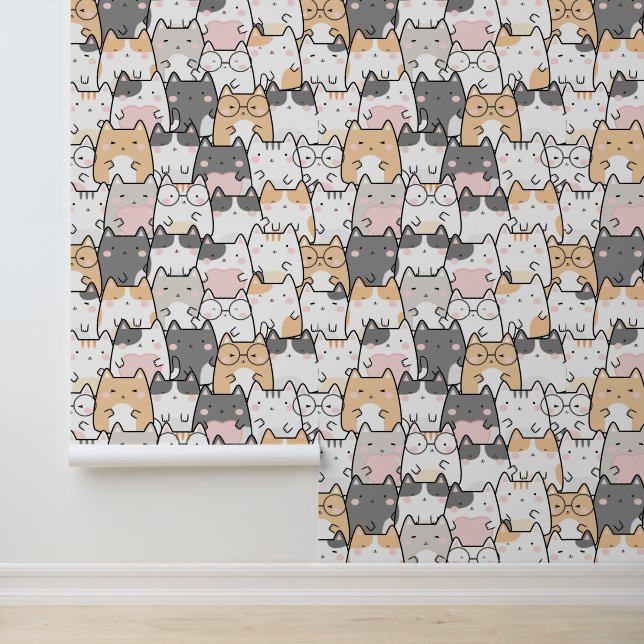 Süße Kawaii-Kätzchen-Wallpaper Tapete (Anwendung)