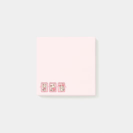 Süße Kawaii-Kätzchenliebe Post-it Klebezettel