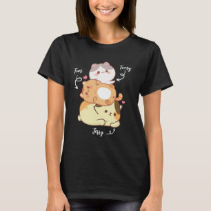 Süße Kawaii-Katze Anime Lustiges Geschenk T-Shirt