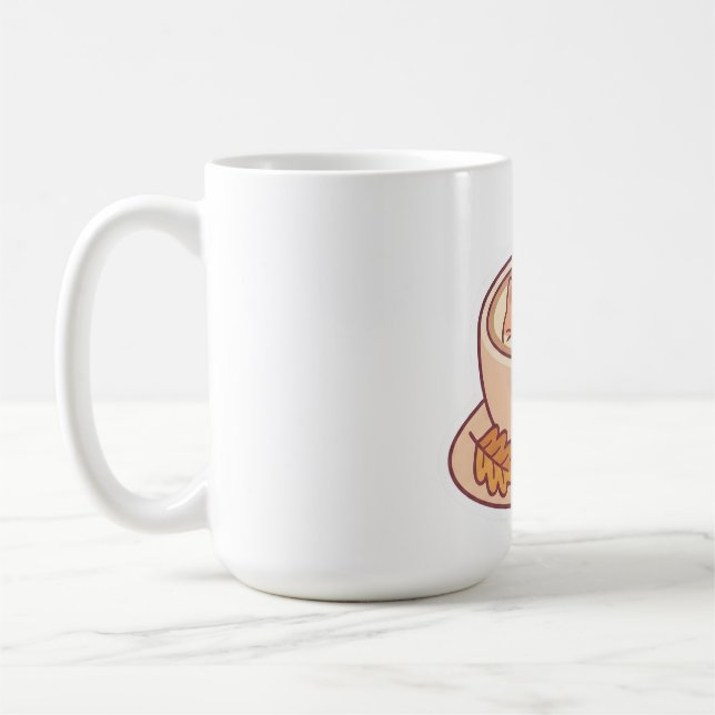 Süße Kawaii-Katze Kaffeetasse  (Links)