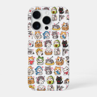 Süße Kawaii-Katzen-Handyhülle – Adorable iPhone 16 Pro Hülle