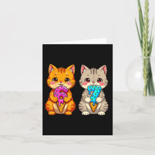 Süße Kawaii Katzen Neko 67 Drip Meme Lustig Sechs  Karte