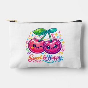 Süße Kawaii-Kirschen-Gartentasche Zubehörtasche